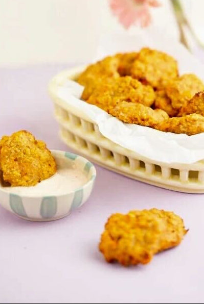 Nuggets med kylling og søtpotet