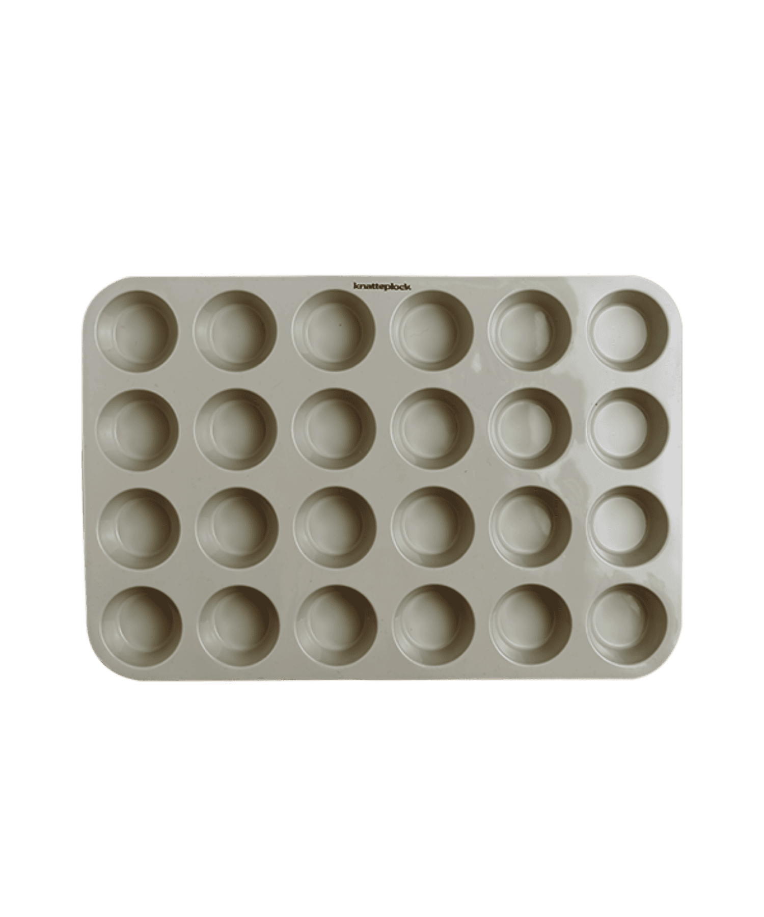 Minimuffinsform i silikon - Dusty green Knatteplock