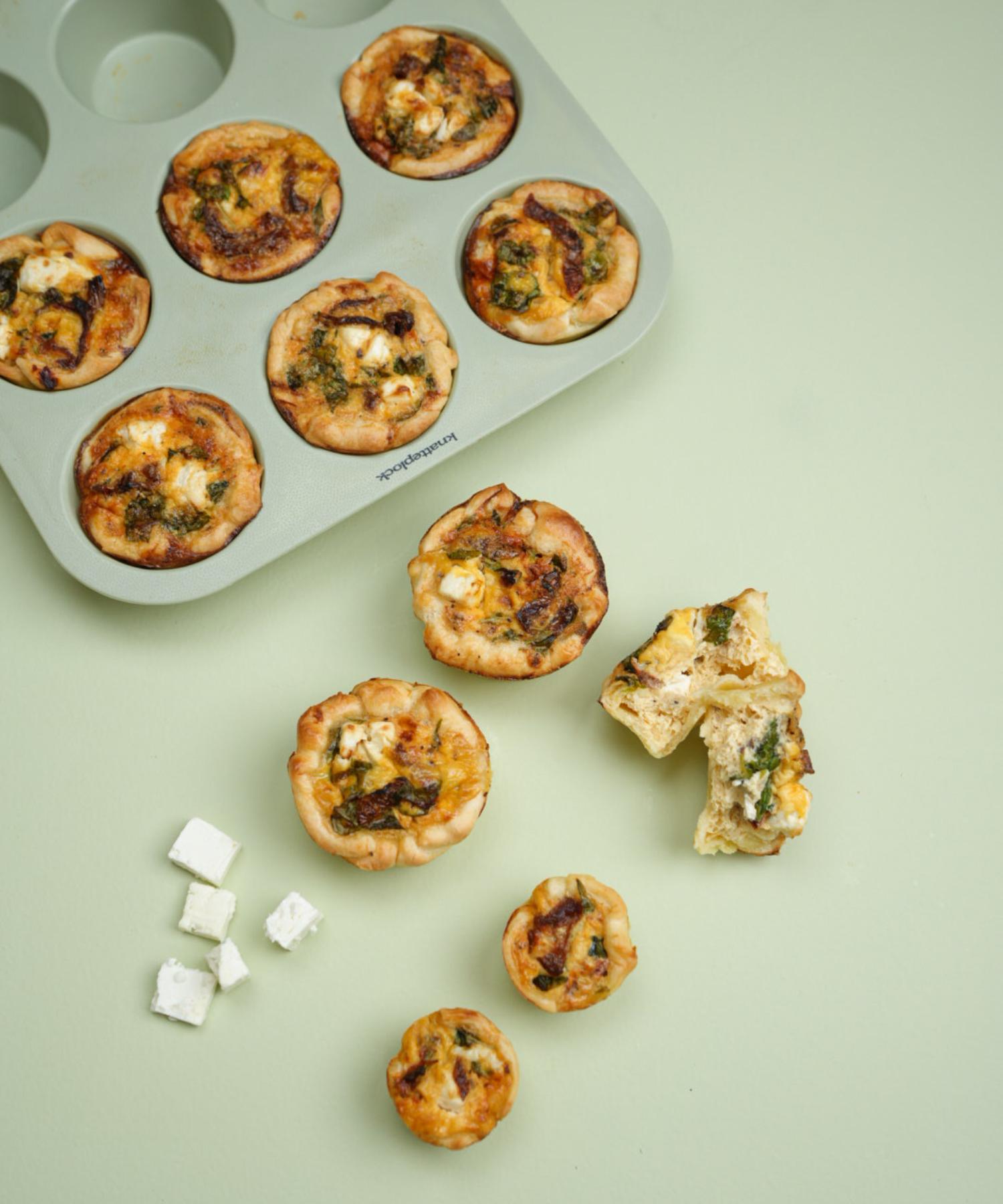 Muffinsform i silikon - Light pistachio Knatteplock