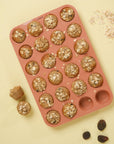 Minimuffinsform i silikon - Soft terracotta Knatteplock 