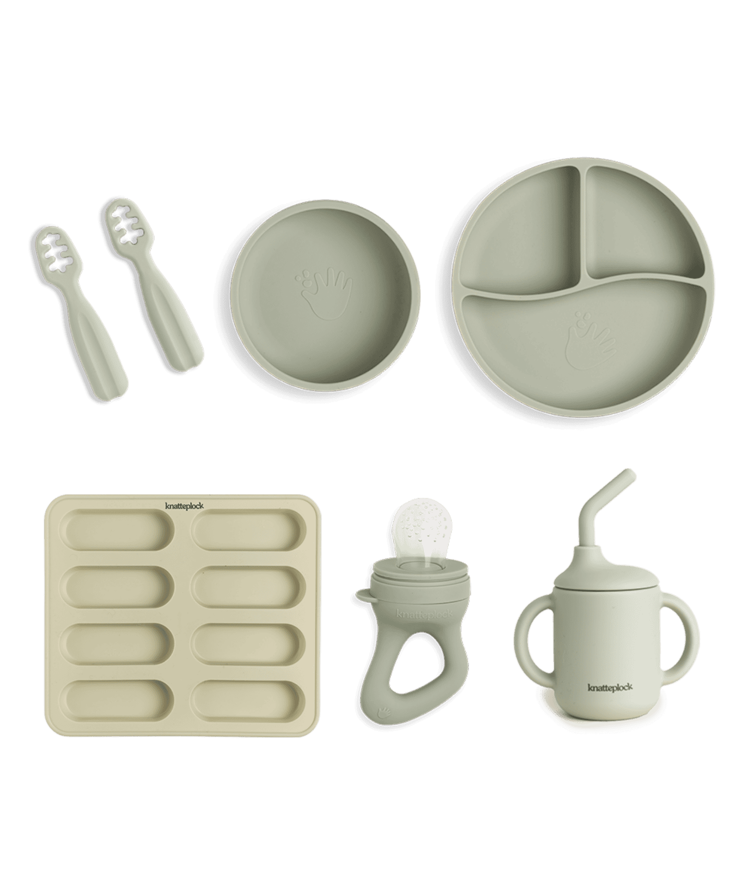 Knatteplock Store startpakken - Pistachio