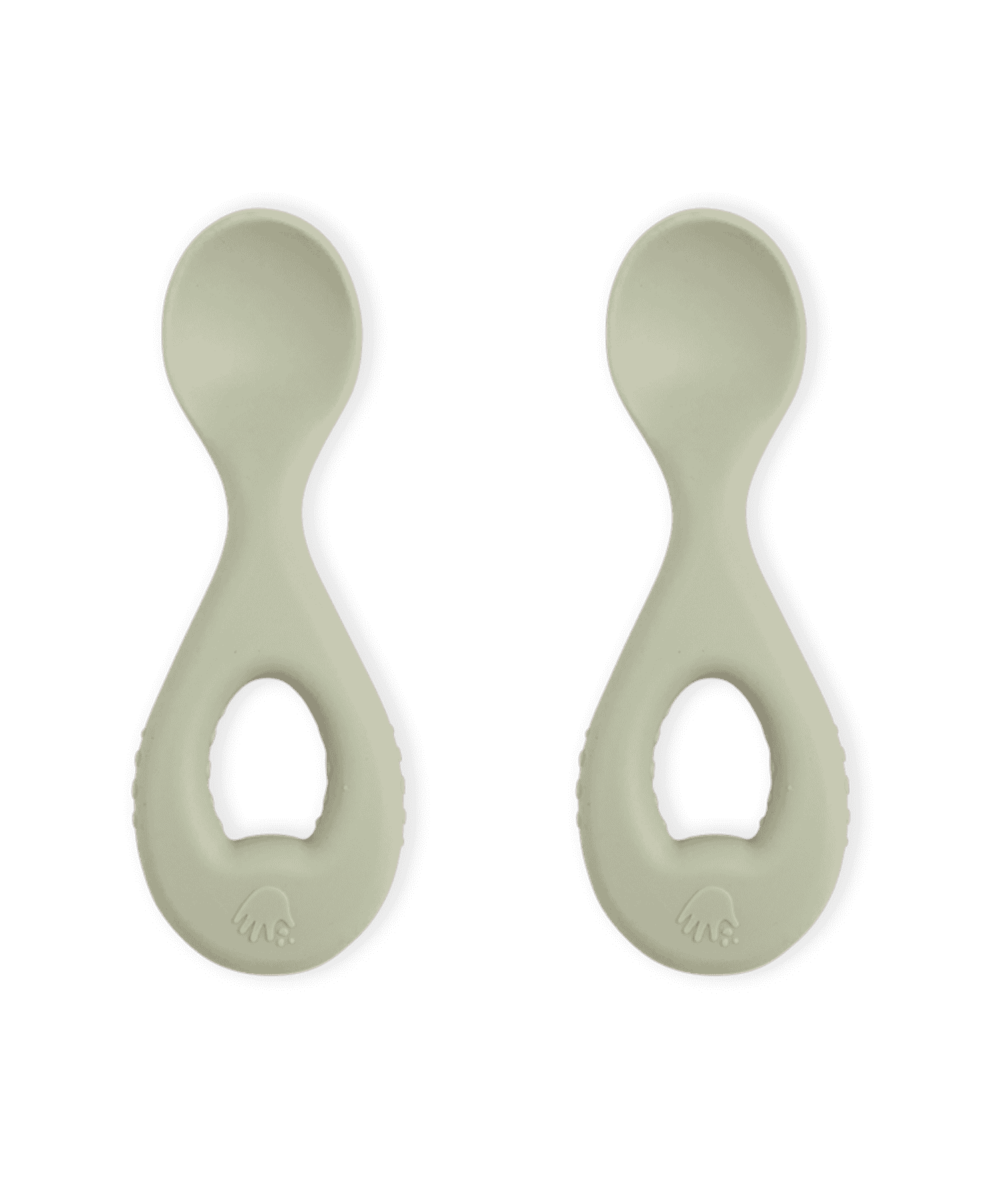 2-pakning gripevennlige skjeer - Warm pistachio Knatteplock 