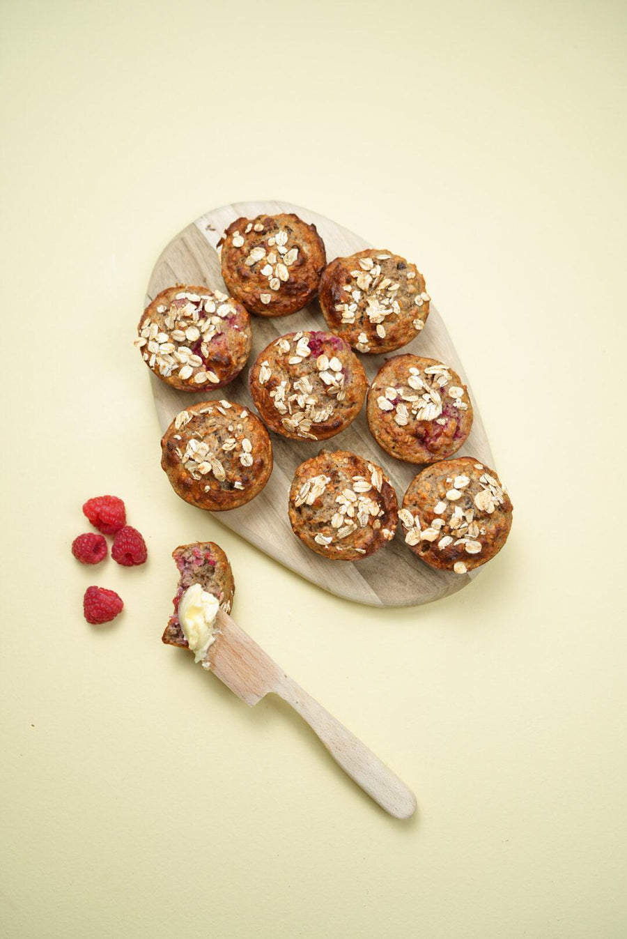 Frokostmuffins med bær