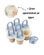 Gripevennlig ispinneform - Breezy blue