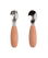 2-pakning barnegaffel og barneskje -  Soft terracotta