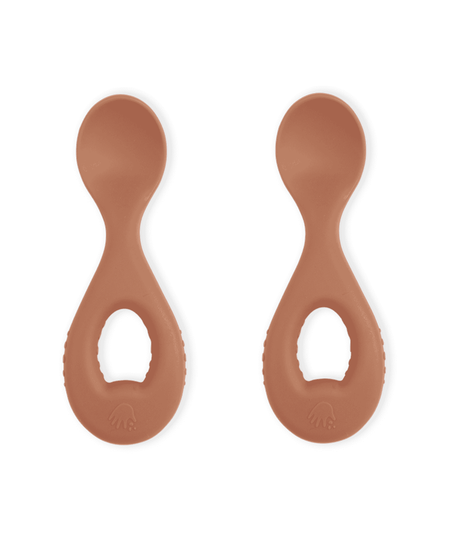 2-pakning gripevennlige skjeer - Soft terracotta Knatteplock 