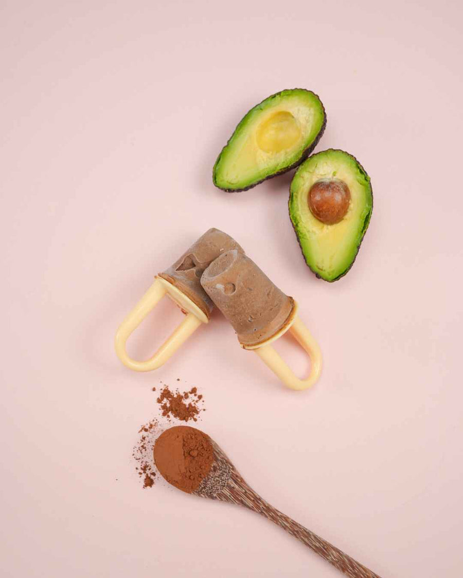 Sjokoladeis med avokado og yoghurt