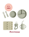 Knatteplocks Store startpakke - Pistachio