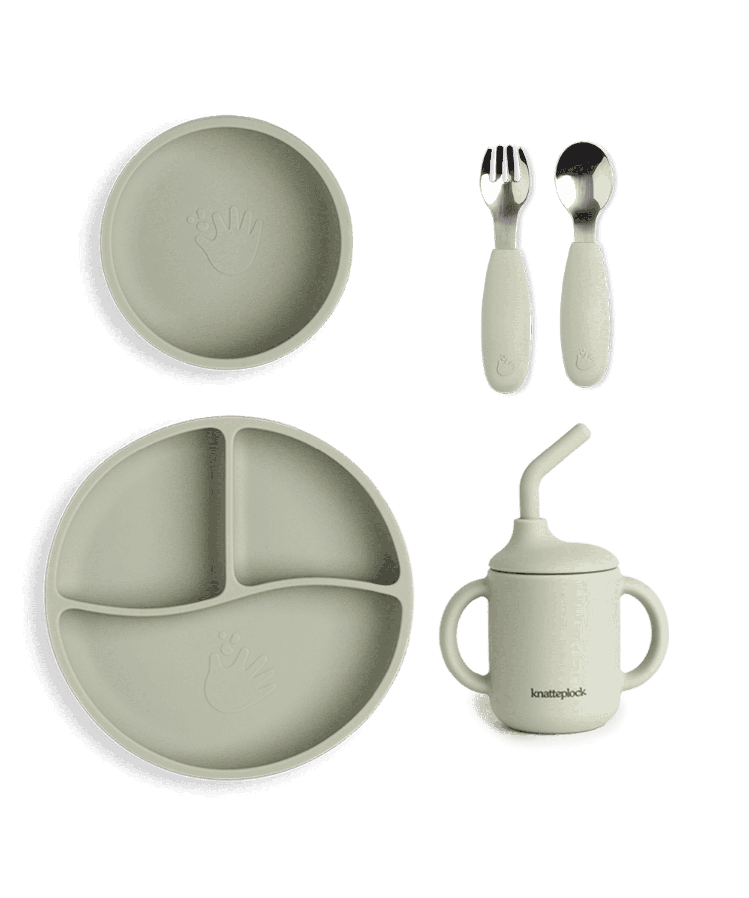 knatteplock barneservise warm pistachio