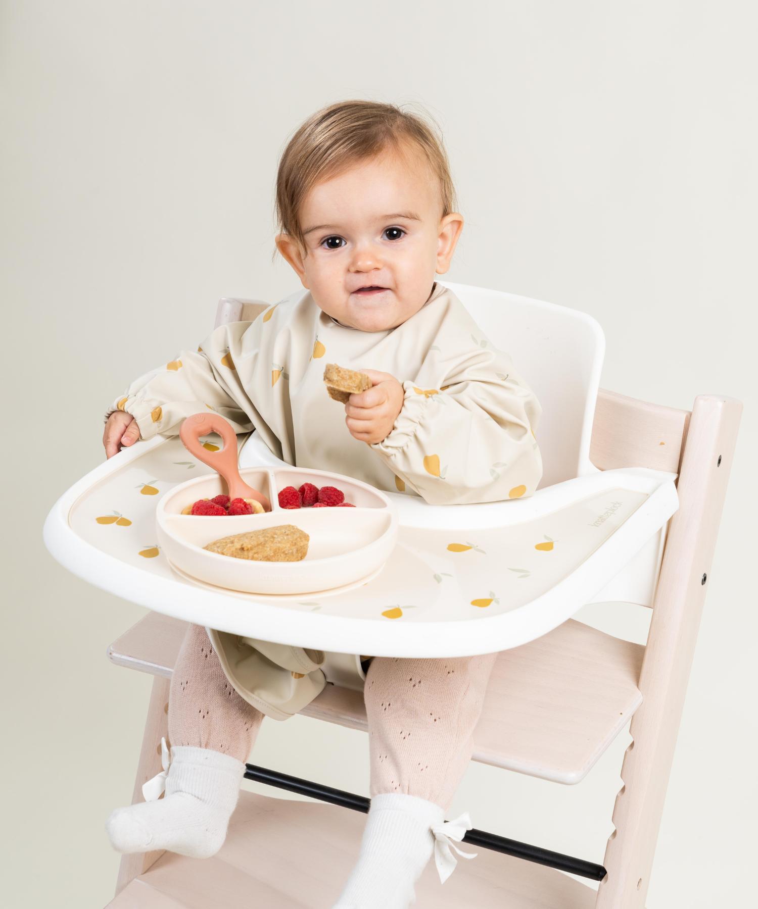 Gripevennlig skje - Soft terracotta Knatteplock 