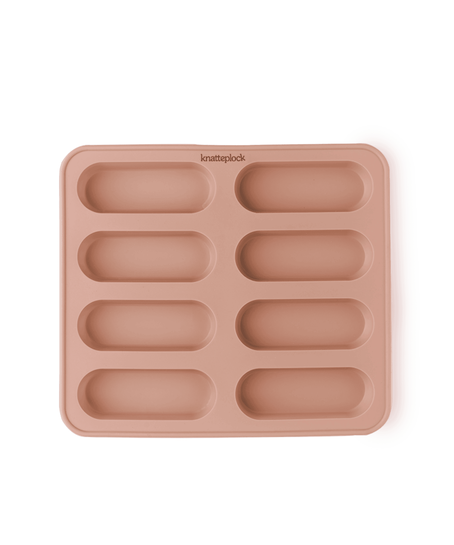 Silikonform for grøtpinner Soft terracotta Knatteplock