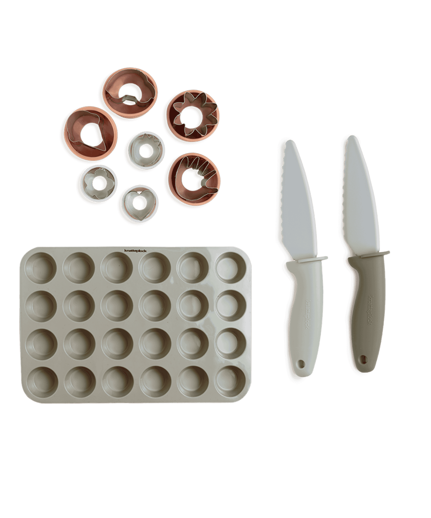 Den lekne kjøkkenpakka dusty green Knatteplock