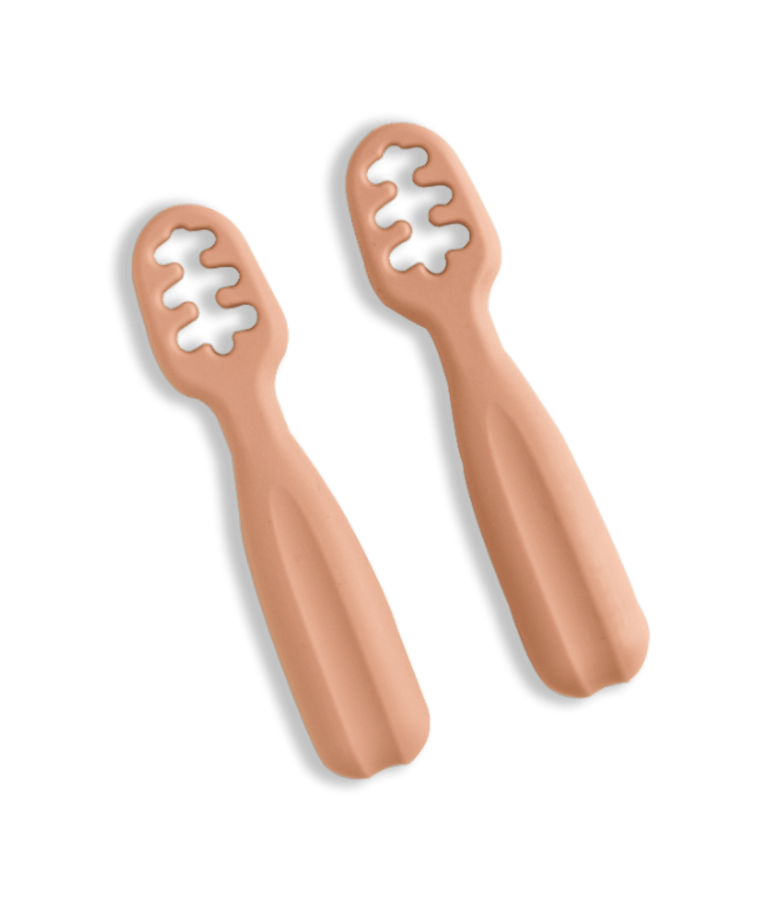 Pre-Spoon/Nybegynnerskje (2 pk)  knatteplock soft terracotta 