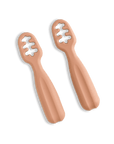 Pre-Spoon/Nybegynnerskje (2 pk)  knatteplock soft terracotta 