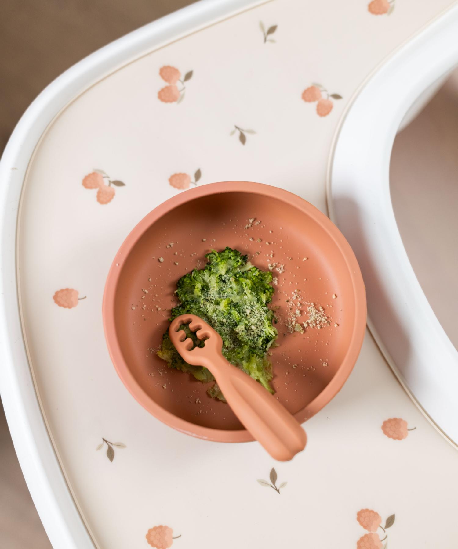 Pre-Spoon/Nybegynnerskje (2 pk)  knatteplock soft terracotta 