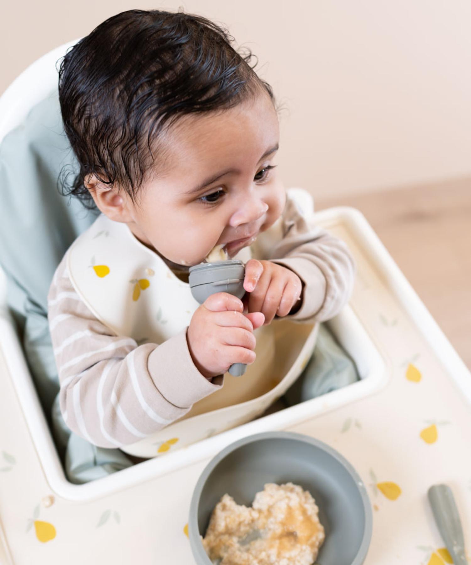 Matsmokk Dusty green Knatteplock