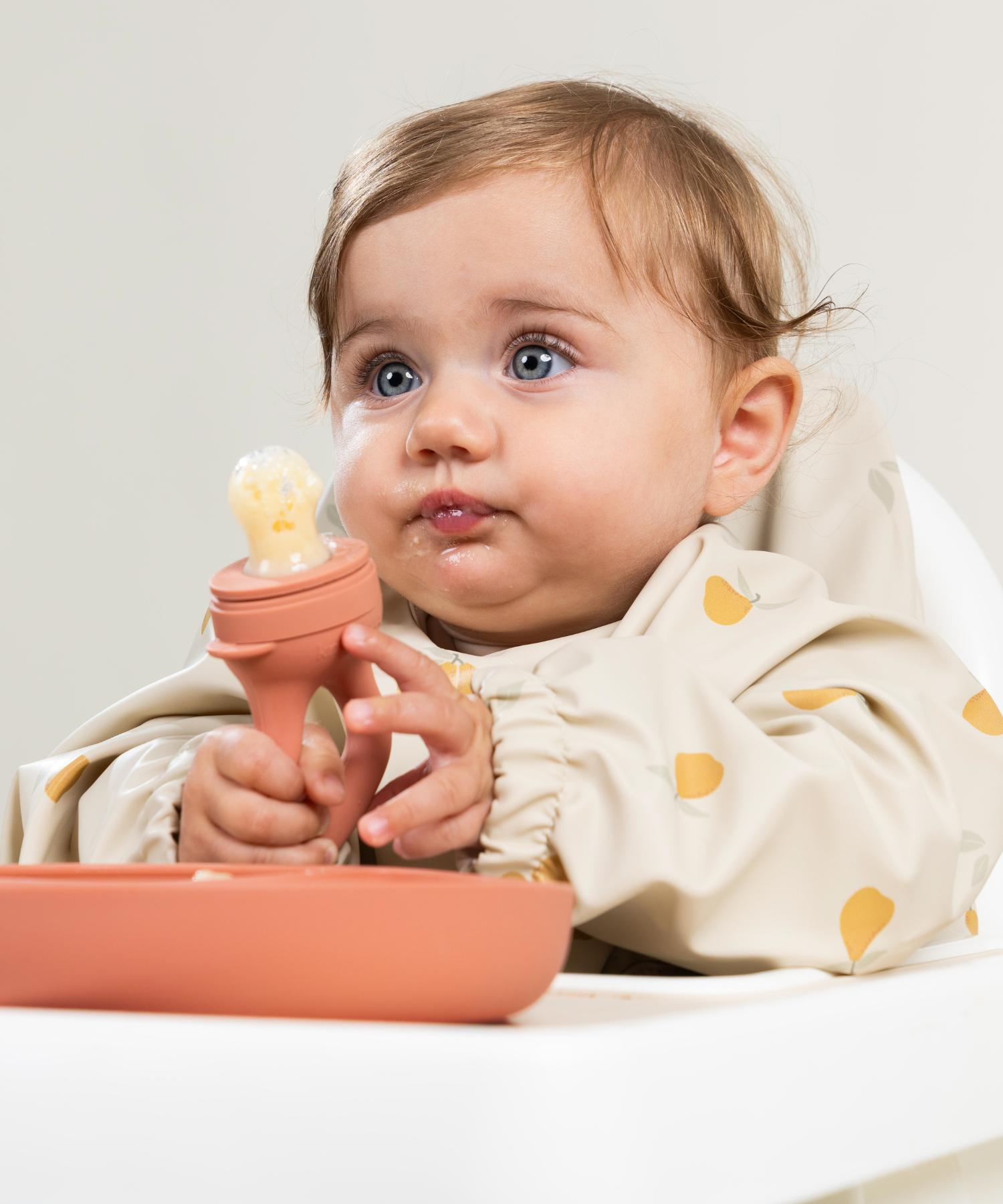 Matsmokk Soft terracotta Knatteplock